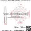 Front Sprocket for Honda TRX400EX Sportrax 400 2005-2008 / XR600R 1991 1992-2000 - Image 4