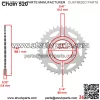 Rear Wheel Chain Sprocket for Polaris Scrambler 500 4x4 2000 2001-2012 36 Teeth (For: Polaris) - Image 2