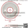 Camshaft Timing Chain w/ Gear Sprocket Fits Polaris Sportsman 570 2014 - 2017 (For: Polaris) - Image 3