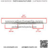 R. Axle Shaft with Nut for Yamaha 5LP-25381-00-00 5LP-25381-10-00 90171-14037-00 - Image 2