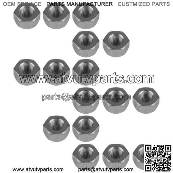 16x Front or Rear Wheel Lug Nut for Honda TRX250R 1986-1989 M10x1.25 - Image 3