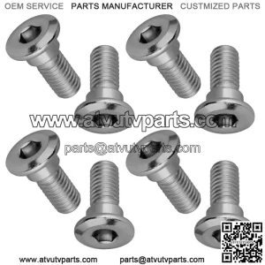 8 Front or Rear Wheel Disc Stud Screw Bolt For Yamaha Rhino 700 YXR700 F 2008-13