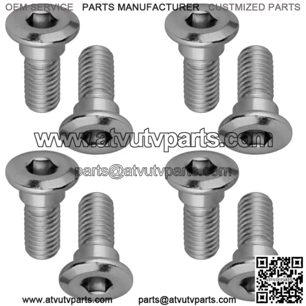 8 Front or Rear Wheel Disc Stud Screw Bolt For Yamaha Rhino 700 YXR700 F 2008-13 - Image 4