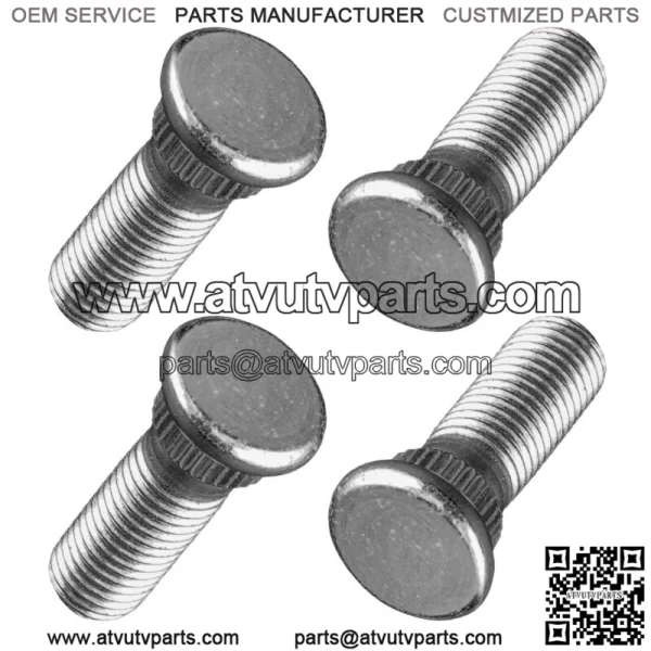 4 Front or Rear Wheel Hub Stud Bolt For Yamaha Grizzly 350 YFM350 2007 - 2014