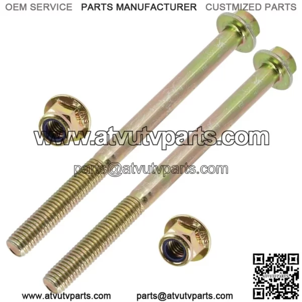 2x Rear Bearing Carrier Lower Bolt & Nut For Polaris Sportsman XP 1000 HL 20-22 (For: Polaris)