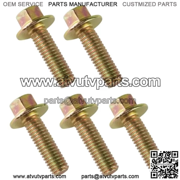 5x Flanged Head Clutch Bolt M6x20 for Polaris General XP 1000 2021 / 7518576 (For: Polaris) - Image 4