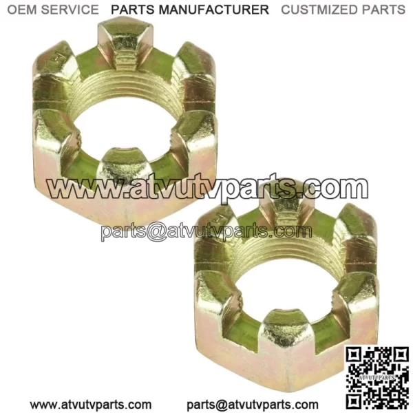 2 Front Axle Castle Nut For Polaris Sportsman 800 4x4 6x6 2005 2006 2007 - 2014 (For: Polaris Sportsman 800) - Image 4