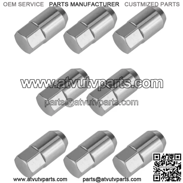 8X Wheel Lug Nut 3/8 for Polaris Sportsman 800 EFi 2005 2006 2007 (For: Polaris Sportsman 800) - Image 3