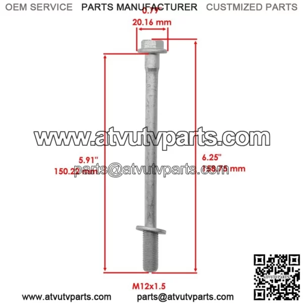Cylinder Head Bolt For Polaris Sportsman 570 M12x1.5 2015 2016 2017-2023 (For: Polaris Sportsman 570) - Image 2