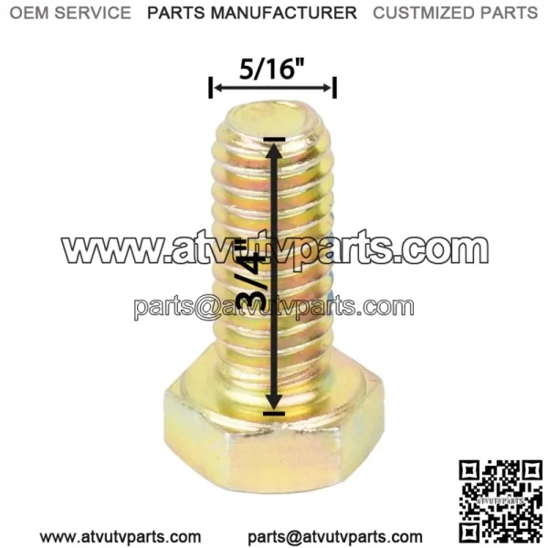 4 Front Disc Stud Bolt for Polaris Sportsman 570 2014 2015-2021 7512325 7515363 (For: Polaris Sportsman 570) - Image 2
