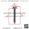 Clutch Cover Screw Bolts for Polaris RZR Ranger 500 570 900 1000 M6 x 35 Qty 8 - Image 2
