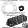 Drive Chain & Sprockets Kit fits Kawasaki KLR650 KL650 1987 1988 1989 1990