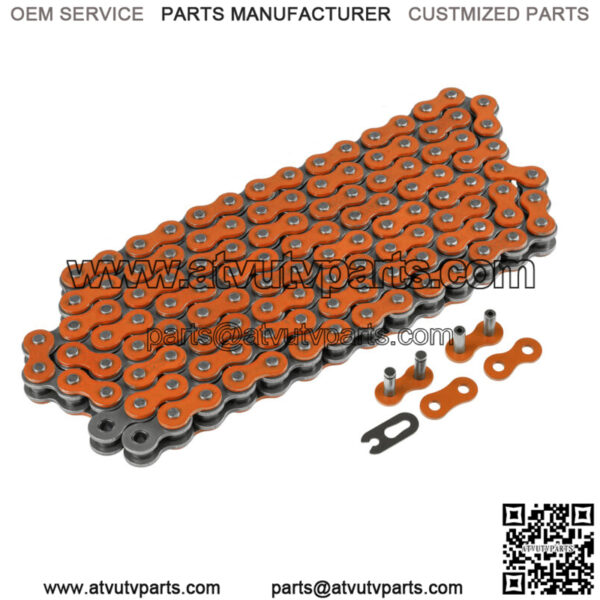 Orange Drive Chain for Kawasaki KFX400 KSF400A 2003 2004 2005 2006