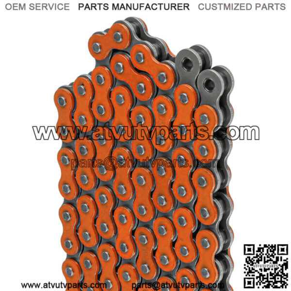 Orange Drive Chain for Kawasaki KFX400 KSF400A 2003 2004 2005 2006 - Image 4