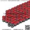 Red Drive Chain for Kawasaki Lakota 300 KEF300A KEF300B 1995-2003 - Image 3