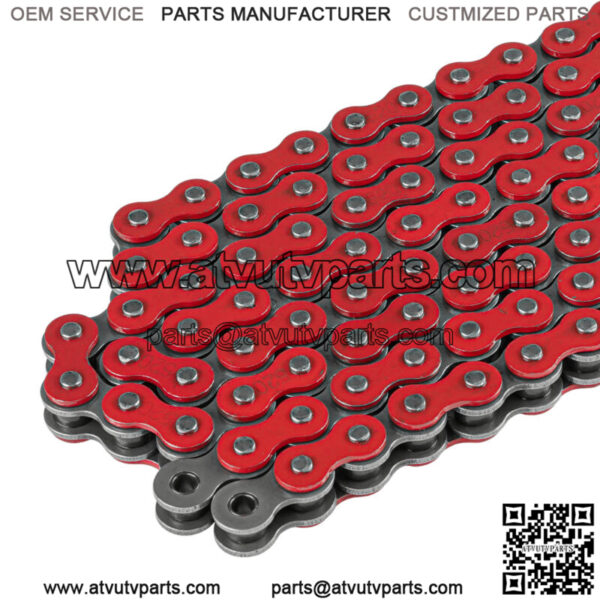 Red Drive Chain for Kawasaki Lakota 300 KEF300A KEF300B 1995-2003 - Image 3
