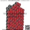 Red Drive Chain for Yamaha Blaster 200 YFS200 1988-2006 - Image 4
