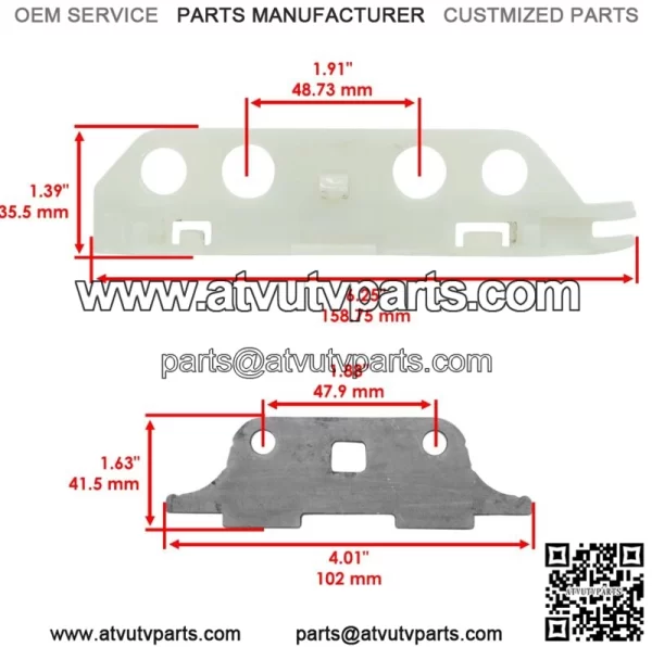 Cam Chain Guide for Polaris RZR XP 1000  Premium 2018-2023 / 3022836 (For: Polaris) - Image 2