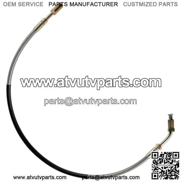 Front Left Brake Line w/ Fittings for Polaris Scrambler 400L 4x4 1995 1996 - Image 4