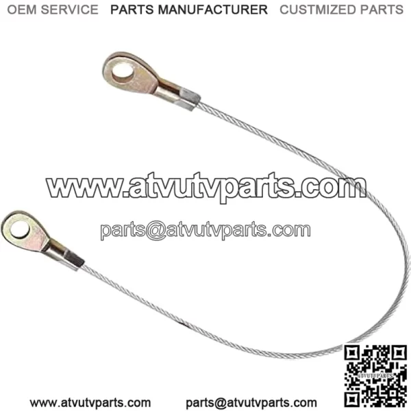 Tailgate Cable Hook Replacement for Kawasaki Mule 600 610 XC 610XC Replace# 53045-0006 (2PCS) - Image 2