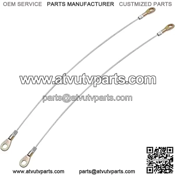 Tailgate Cable Hook Replacement for Kawasaki Mule 600 610 XC 610XC Replace# 53045-0006 (2PCS) - Image 3