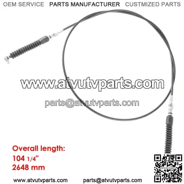 Base Shift Cable fits Polaris Ranger 1000 Diesel 2015 2016 2017 2018 Except Crew (For: Polaris) - Image 3