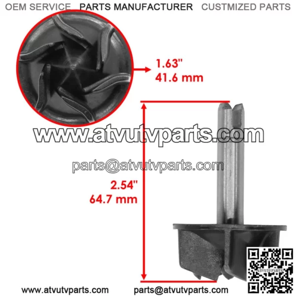 Water Pump Impeller For Yamaha Grizzly 700 YFM700 4x4 2007-2015(For: Yamaha Rhino 700) - Image 2