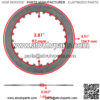 Clutch Steel Plates for Honda 22321HN0670 22321-HN0-670 - Image 2