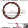 Clutch Friction Steel Plates Kit for Kawasaki KFX400 KSF400-A KSF400A 2003-2006 - Image 4