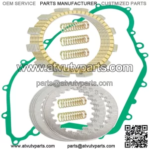 Clutch Friction Plates And Gasket Kit for Yamaha Wolverine 350 YFM350FX 1995-05