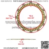 Clutch Friction w Steel Plates and Gasket Springs Kit for Yamaha FJR1300 2016-23 - Image 2