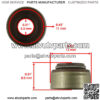 4x Valve Stem Seal for Polaris Ranger Crew 500 2011-2013 - Image 2