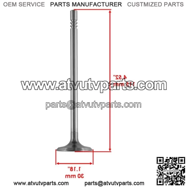 Exhaust Valve Kit For Polaris Ranger Crew 800 4X4 2010 2011 2012-2014 - Image 2
