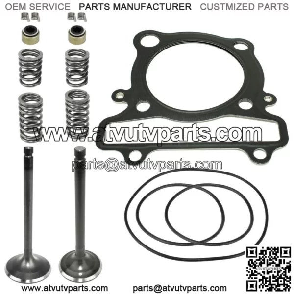 Cylinder Intake Exhaust Valve Gasket Kit for Yamaha Raptor 350 YFM350R 2004-13