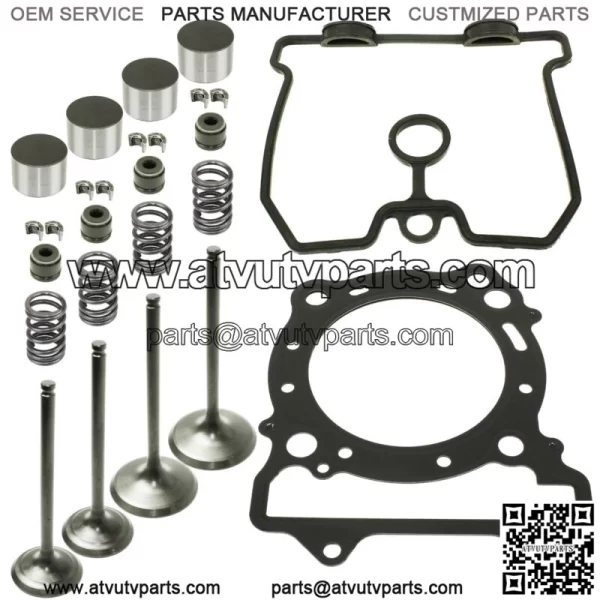 Cylinder Head Valve Gasket Kit for Suzuki LT-Z400Z Quadsport Z400 2X4 Se 2008