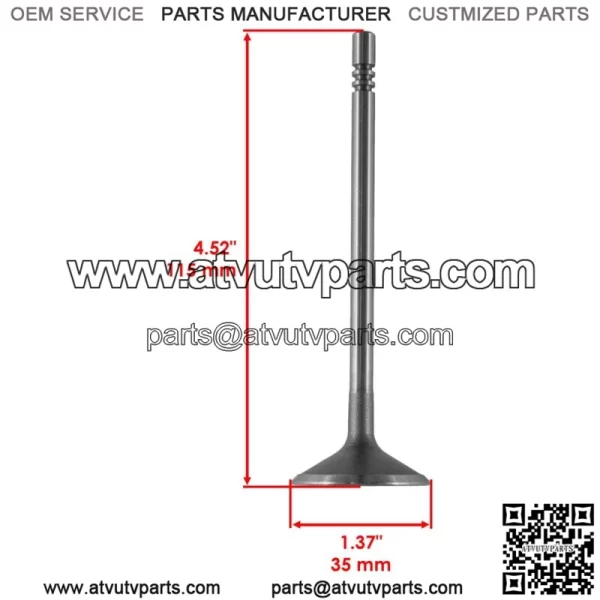 Exhaust & Intake Valve for Polaris Sportsman 800 EFI 2005-2014 (For: Polaris Sportsman 800) - Image 3