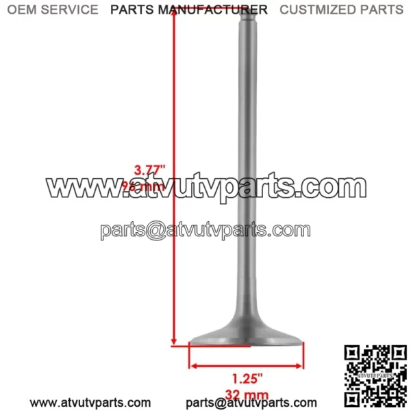 4x Intake & Exhaust Valve for Polaris Sportsman ACE 570 2015 / ACE 570 2016 (For: Polaris Sportsman 570) - Image 2