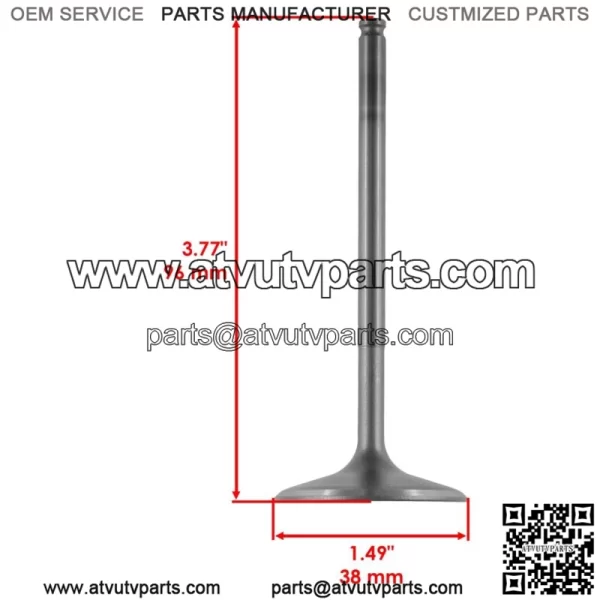 4x Intake & Exhaust Valve for Polaris Sportsman ACE 570 2015 / ACE 570 2016 (For: Polaris Sportsman 570) - Image 3