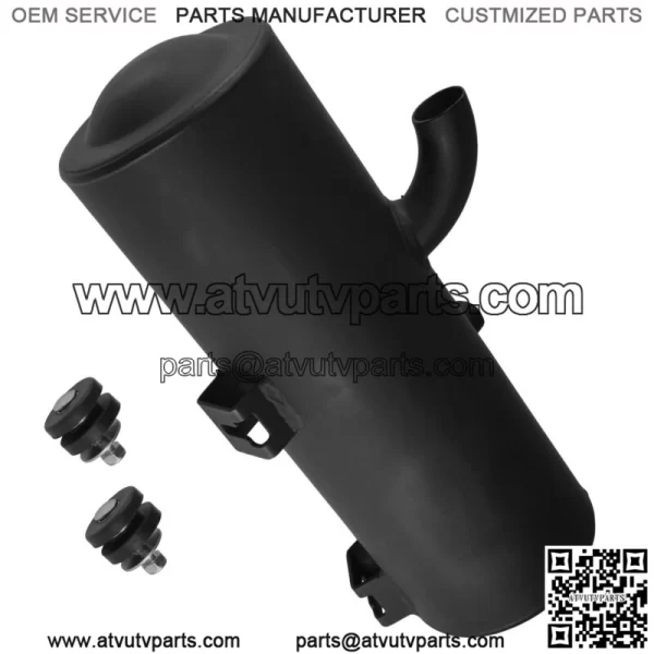 Exhaust Muffler Silencer For Polaris Sportsman 800 4X4 EFI 2007 Black Weld  (For: Polaris Sportsman 800) - Image 5
