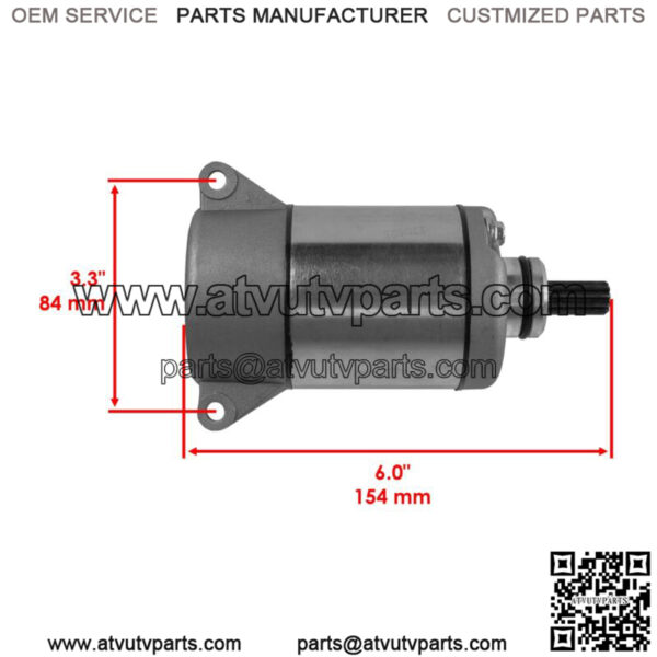 Starter For Polaris Hawkeye 300 4x4 2006-2008 18912 3089879 3090192 CW - Image 3