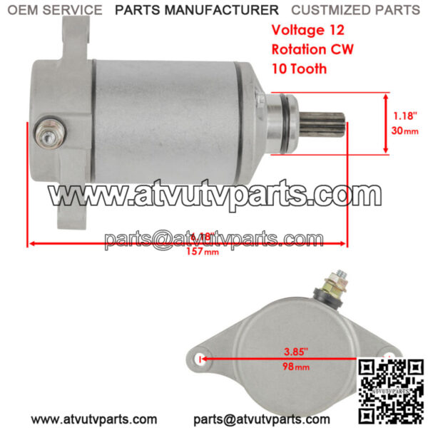 Starter for Arctic Cat 450 450 TRV GT 2010-2015/ XC 450 2011 2012 2013 2014-2017 - Image 2