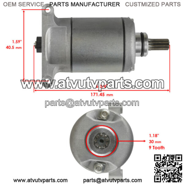 Starter for Yamaha ATV 28P-81890-00-00 28P-81890-01-00 - Image 2