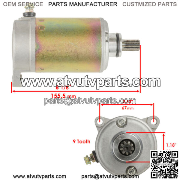 Starter for Bombardier Can-Am 420684560 420684562 420684568 420684566 - Image 2