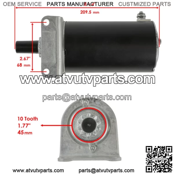 Starter for Kawasaki 21163-7029 21163-7001 21163-7022 21163-7010 - Image 2