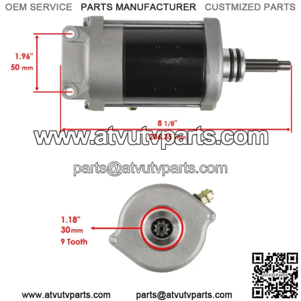 Starter fits Polaris General 1000 / General 4 1000/ General XP 4 1000 2016-2021  (For: Polaris) - Image 2