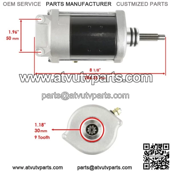Starter and Relay Solenoid fits Polaris RZR 1000 2017 2018 2019 2020 2021 - Image 2