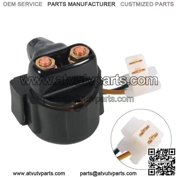 Starter & Relay Solenoid For Honda Fourtrax 300 TRX300 TRX300FW 2X4 4X4 1988-00 (For: Honda) - Image 2