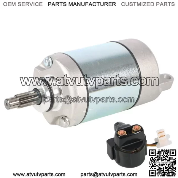 Starter & Relay Solenoid For Honda Fourtrax 300 TRX300 TRX300FW 2X4 4X4 1988-00 (For: Honda) - Image 3