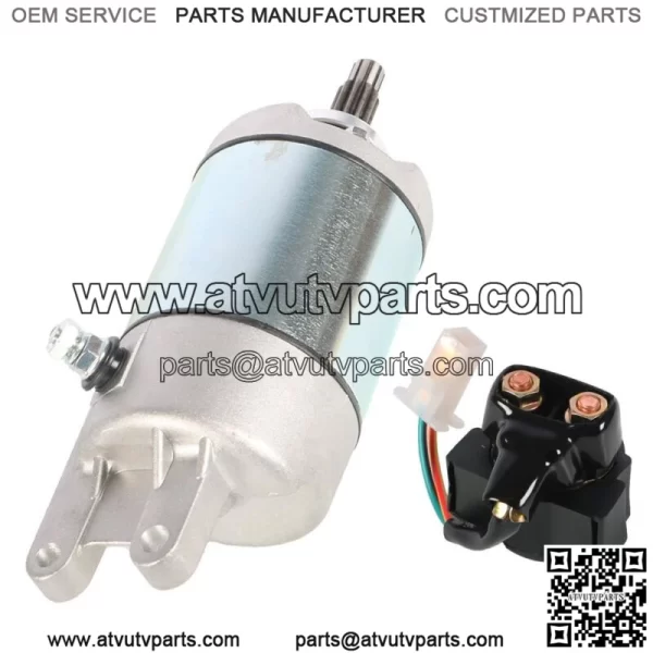 Starter & Relay Solenoid For Honda Fourtrax 300 TRX300 TRX300FW 2X4 4X4 1988-00 (For: Honda) - Image 4
