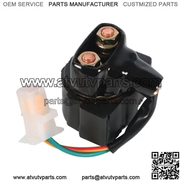 Starter & Relay Solenoid For Honda Fourtrax 300 TRX300 TRX300FW 2X4 4X4 1988-00 (For: Honda) - Image 5